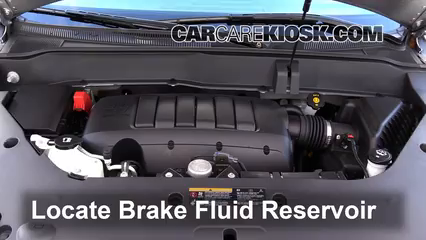 2014 Buick Enclave 3.6L V6 Liquide de frein Contrôler le niveau de liquide de frein